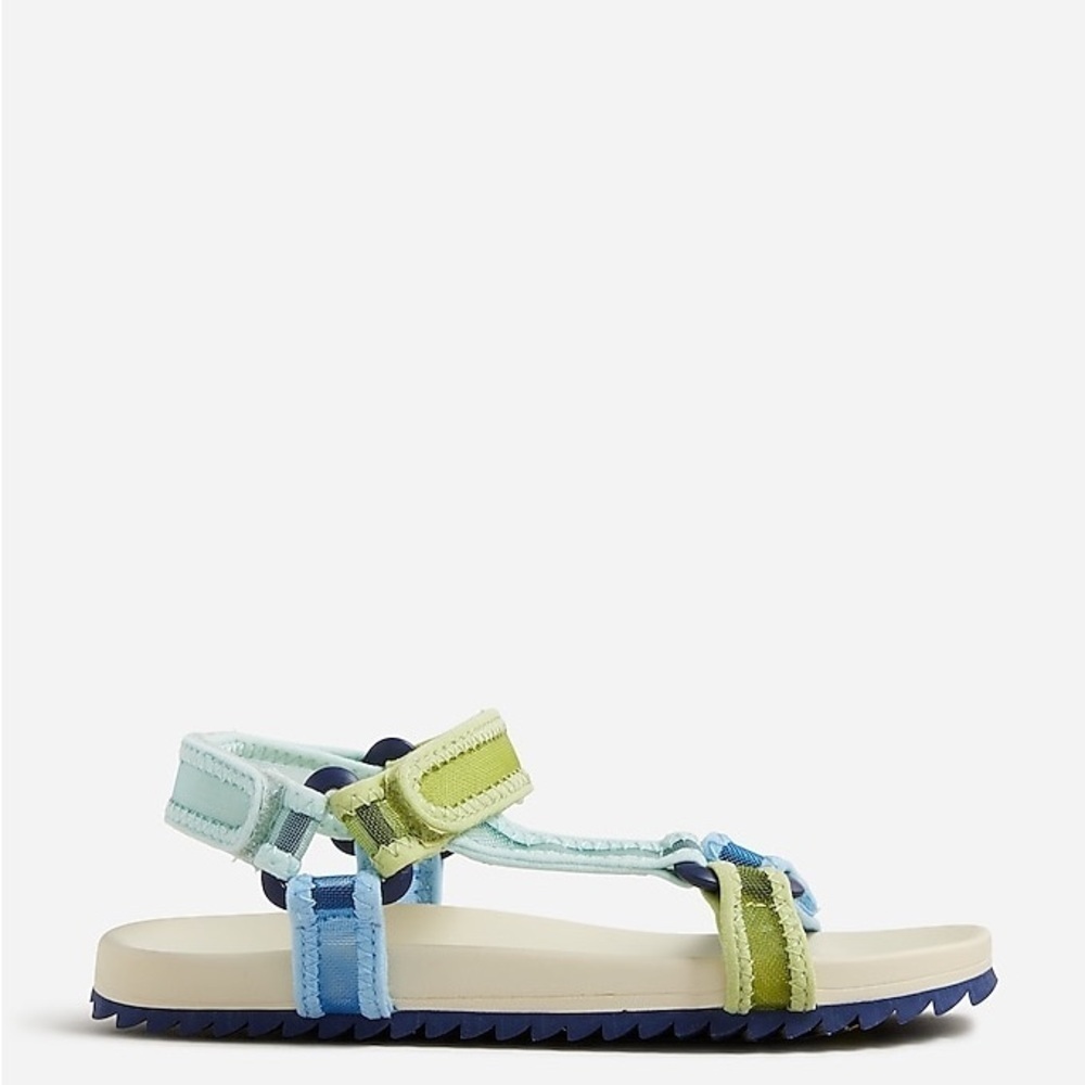 J Crew Kids' sporty-strap sandals in colorblock BX123